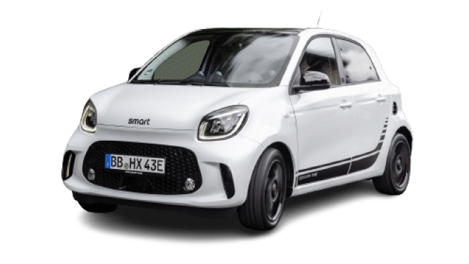 Smart forfour deals eq range